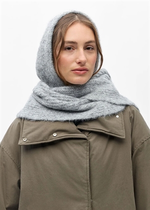 Milu scarf knit balaclava Light Grey Melange Object 